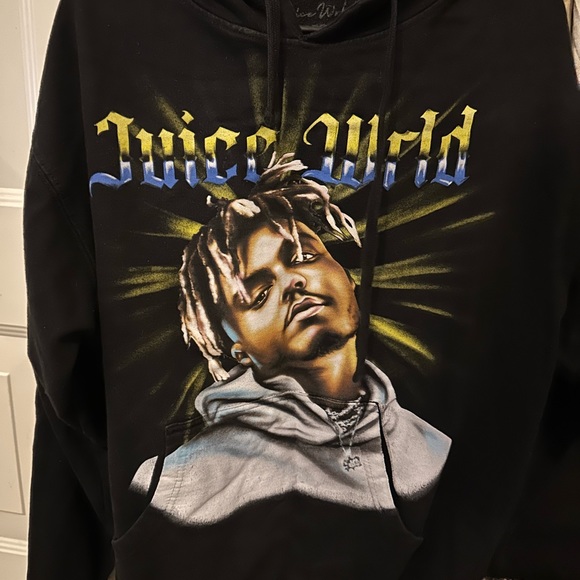 Spencers - Airbrush Juice WRLD Hoodie Large - Picture 1 of 5
